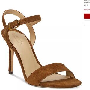 Lauren Ralph Lauren Gwen Suede Sandals (brown ankle strap dress shoes) - Size 9
